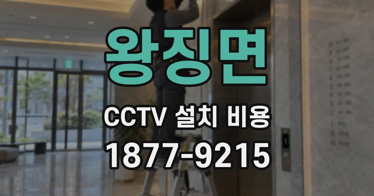 왕징면 CCTV 설치 비용