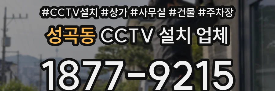 성곡동 CCTV 설치 업체