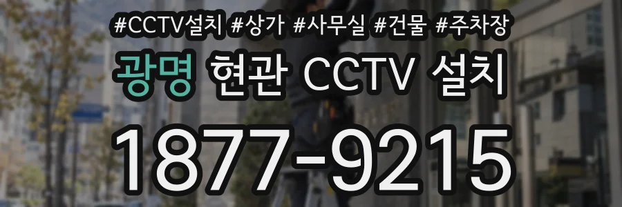 광명 현관 CCTV 설치
