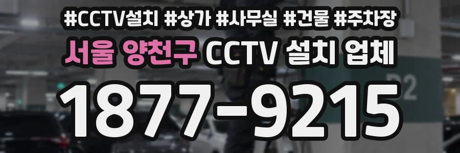 서울 양천구 CCTV 설치 업체