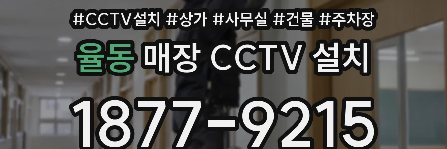 율동 매장 CCTV 설치