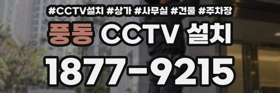 풍동 CCTV 설치