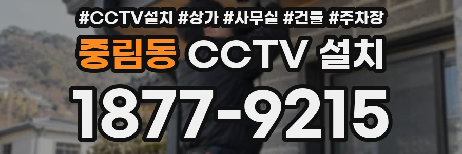 중림동 CCTV 설치