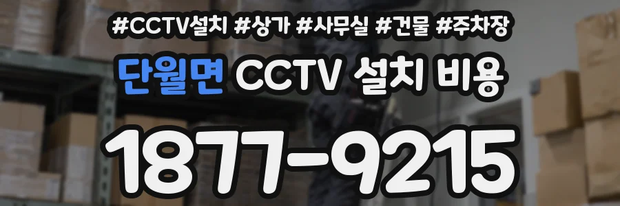 단월면 CCTV 설치 비용