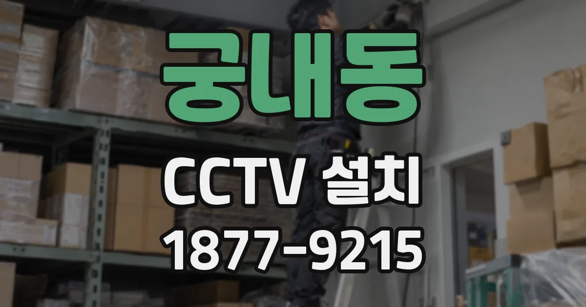 궁내동 CCTV 설치
