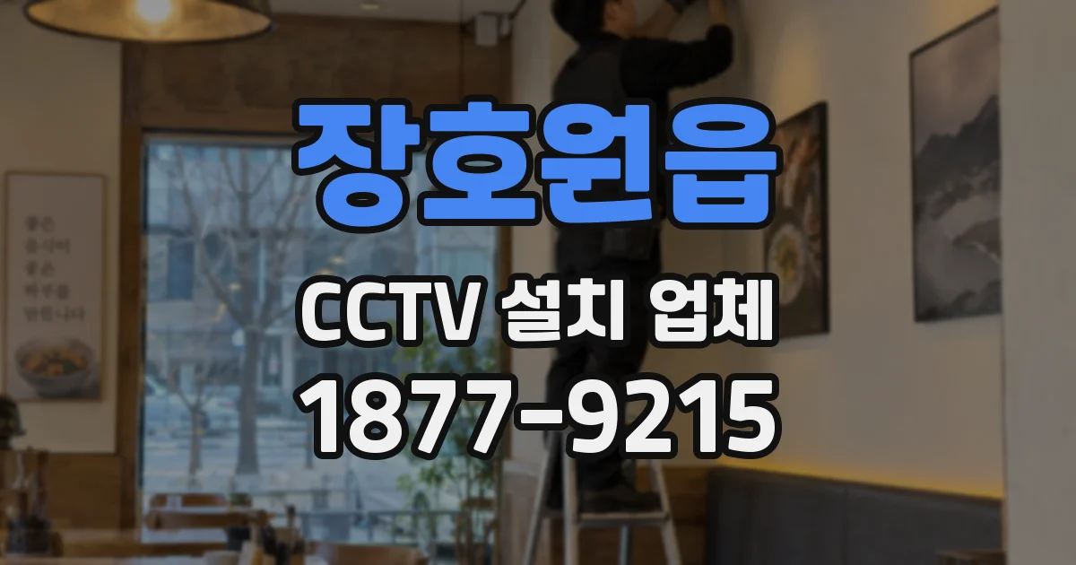 장호원읍 CCTV 설치 업체