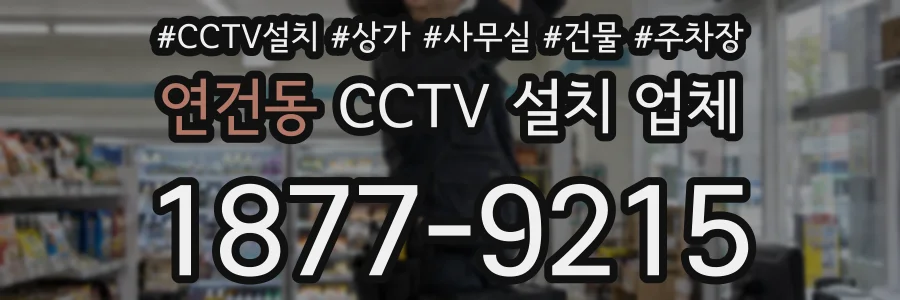 연건동 CCTV 설치 업체