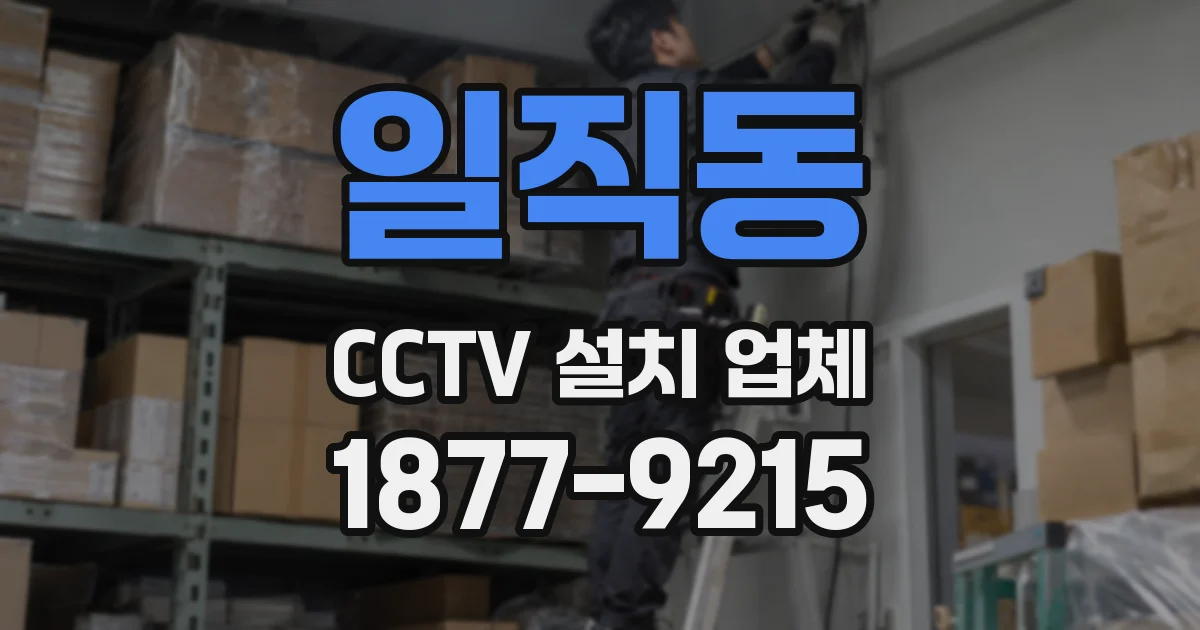 일직동 CCTV 설치 업체