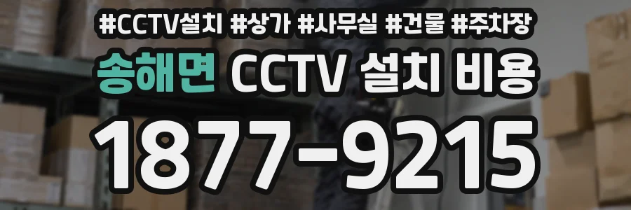 송해면 CCTV 설치 비용
