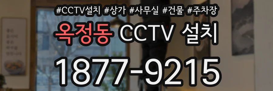 옥정동 CCTV 설치
