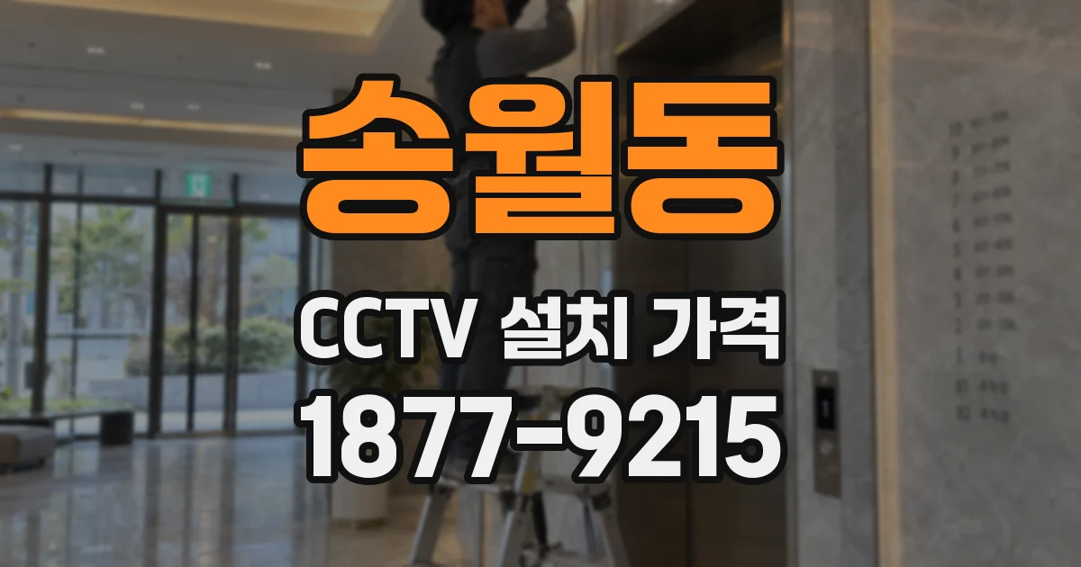 송월동 CCTV 설치 가격
