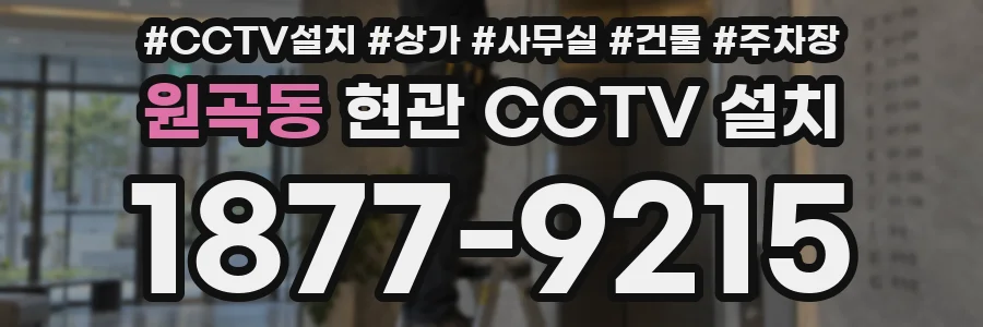 원곡동 현관 CCTV 설치
