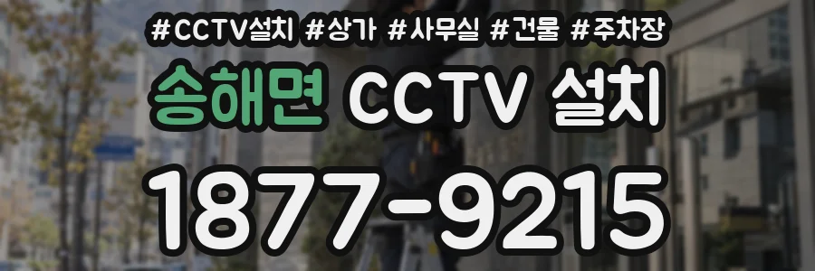 송해면 CCTV 설치
