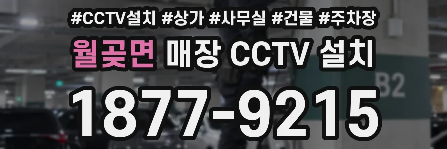 월곶면 매장 CCTV 설치