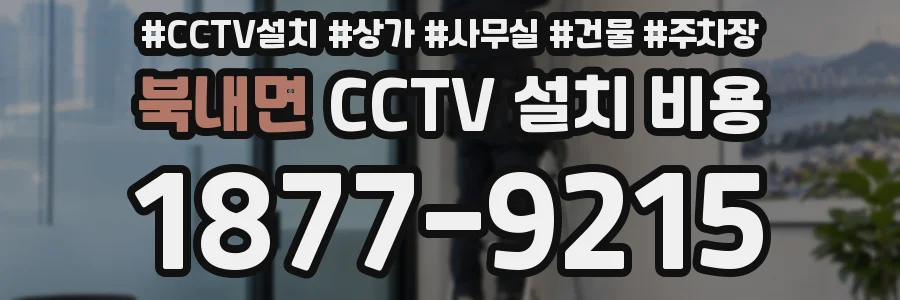 북내면 CCTV 설치 비용
