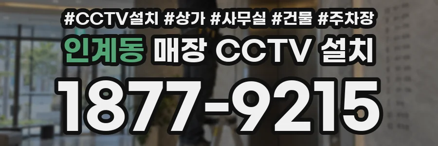 인계동 매장 CCTV 설치