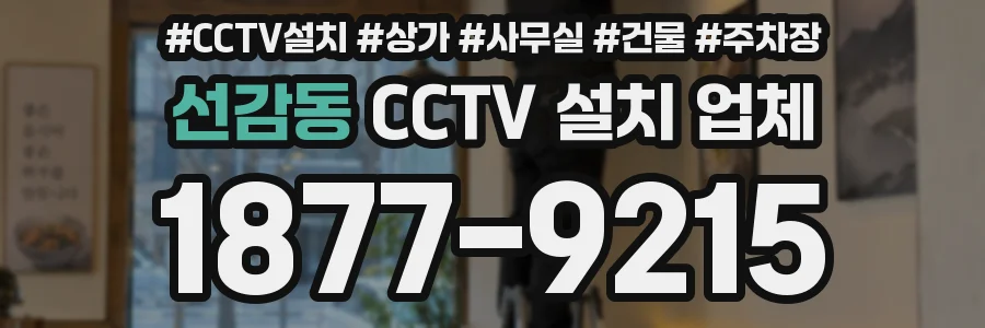 선감동 CCTV 설치 업체