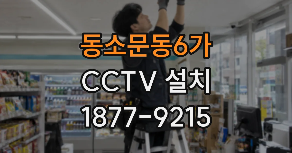 동소문동6가 CCTV 설치