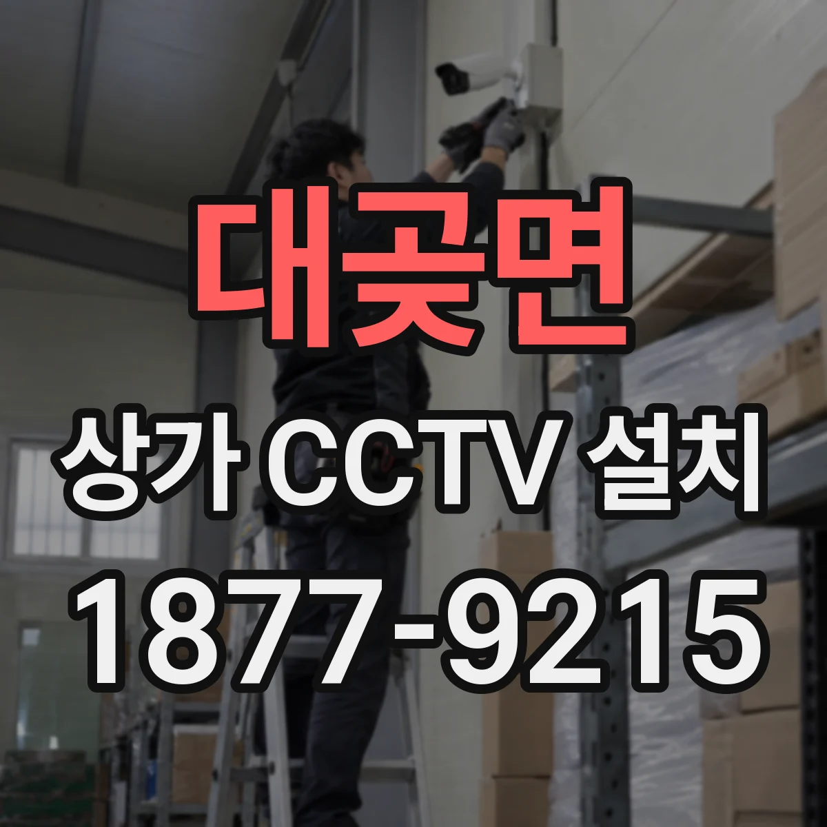 대곶면 상가 CCTV 설치