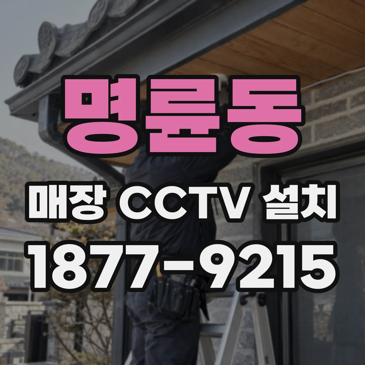명륜동 매장 CCTV 설치