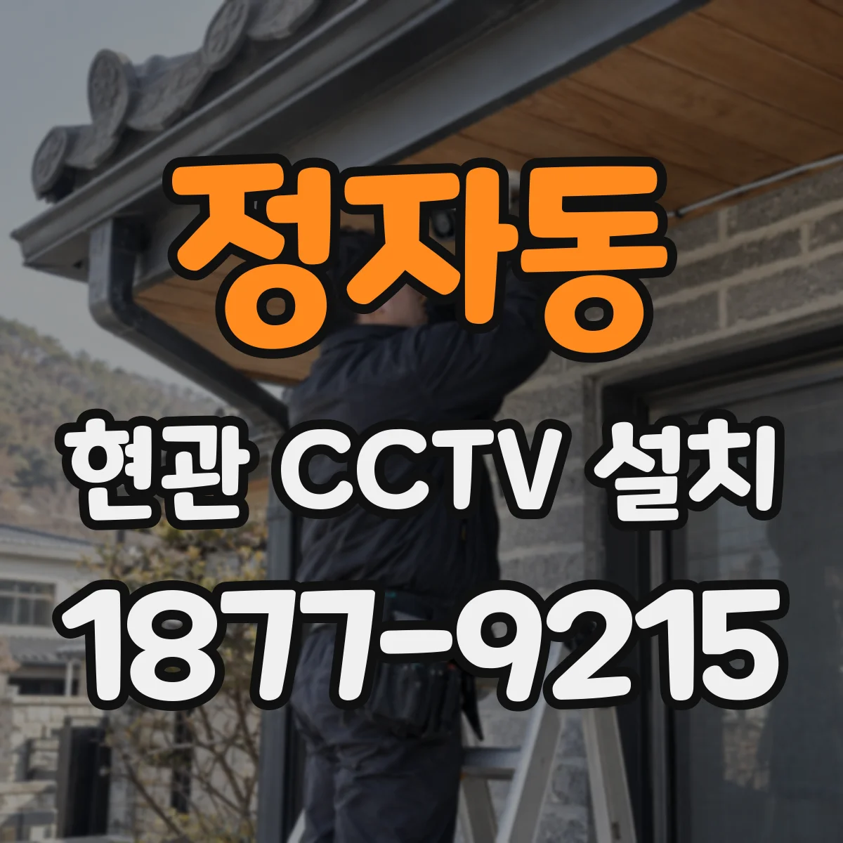 정자동 현관 CCTV 설치