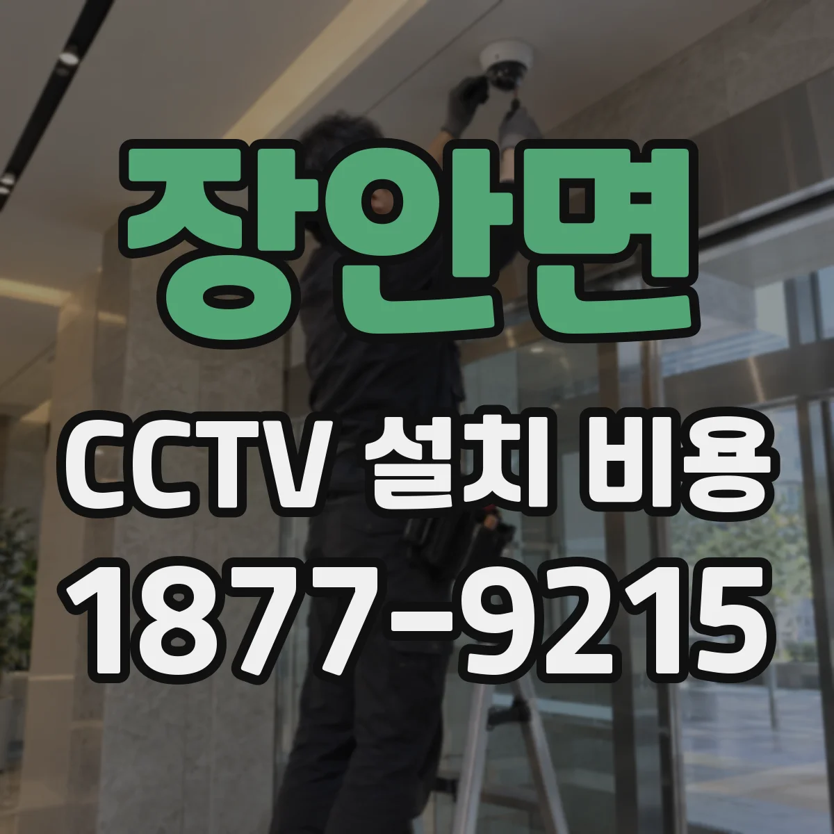 장안면 CCTV 설치 비용