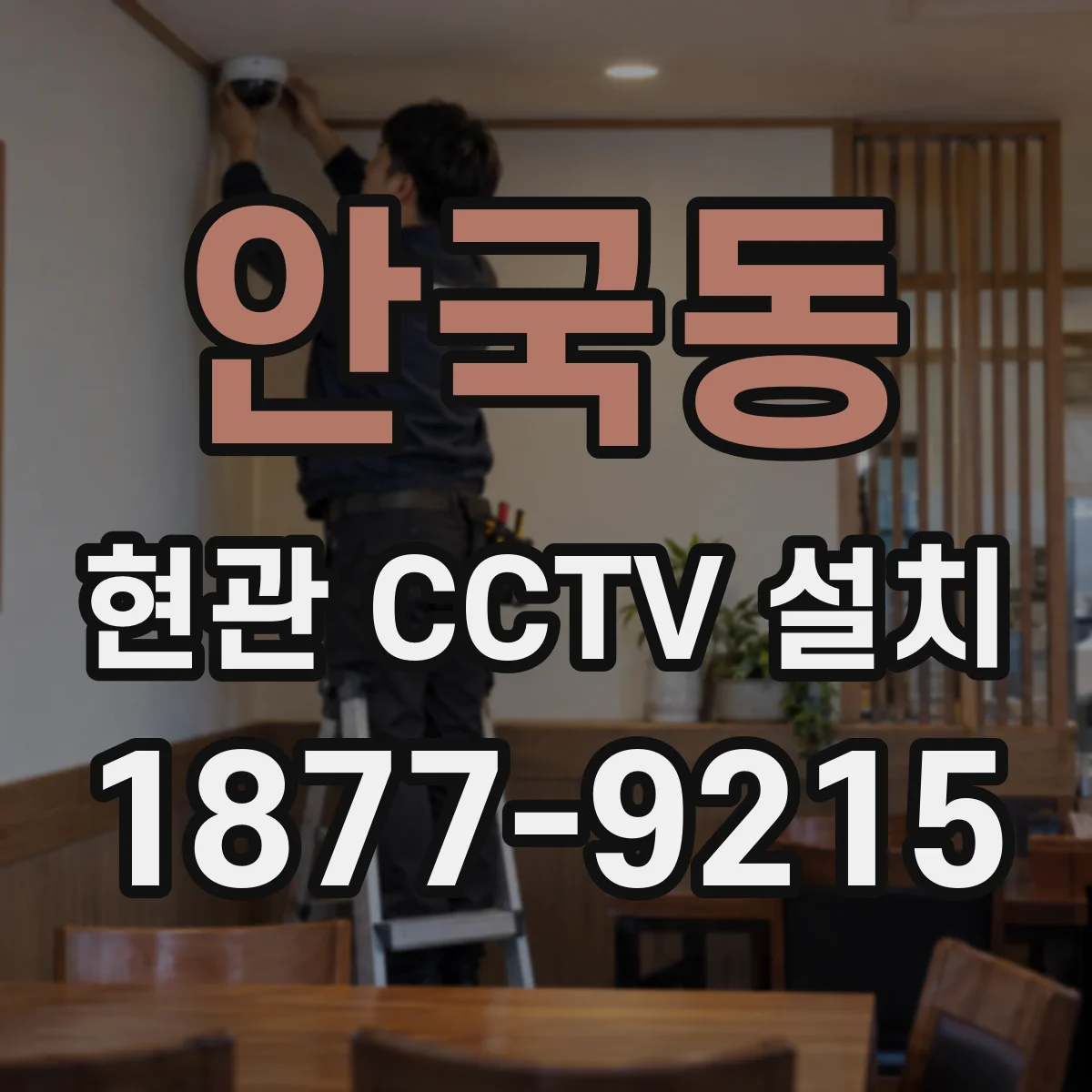 안국동 현관 CCTV 설치