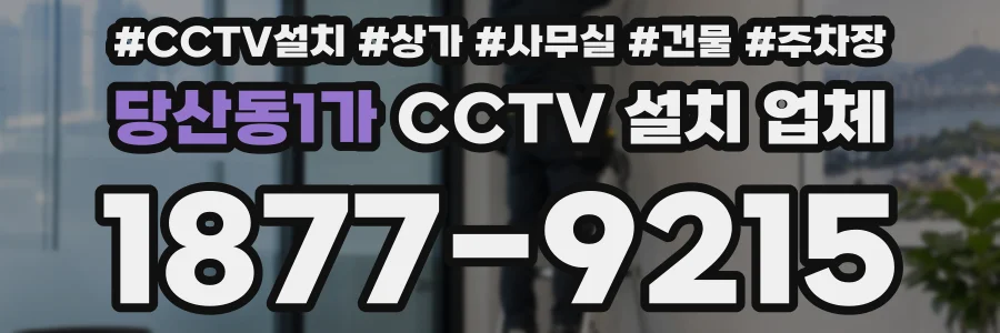 당산동1가 CCTV 설치 업체
