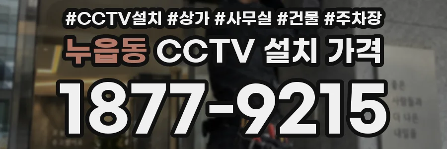 누읍동 CCTV 설치 가격