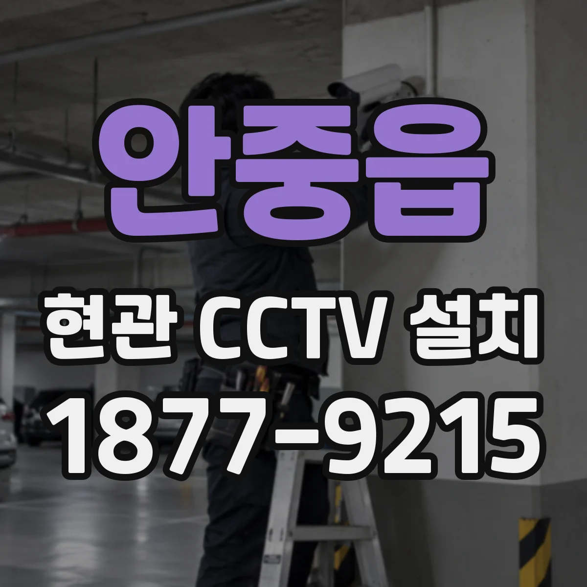 안중읍 현관 CCTV 설치