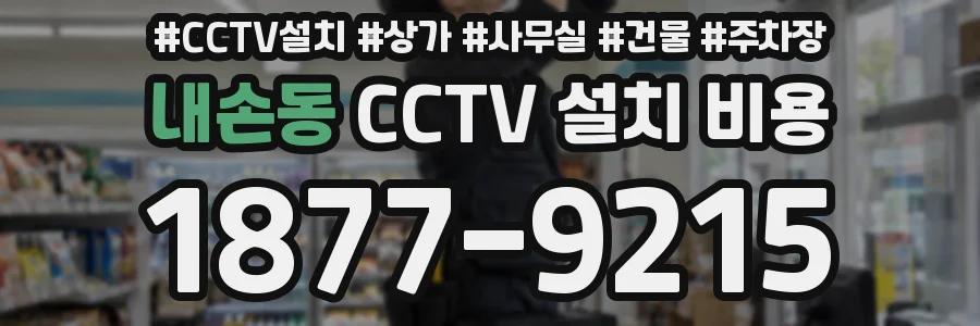 내손동 CCTV 설치 비용