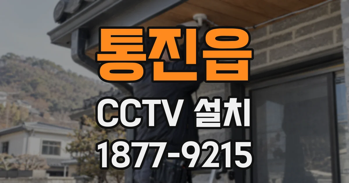 통진읍 CCTV 설치