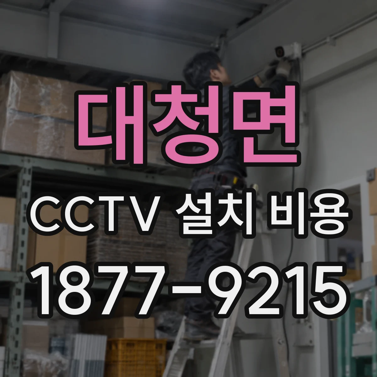 대청면 CCTV 설치 비용