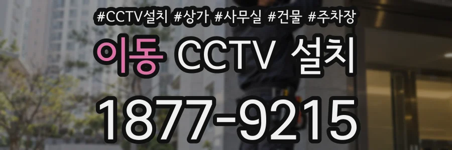 이동 CCTV 설치