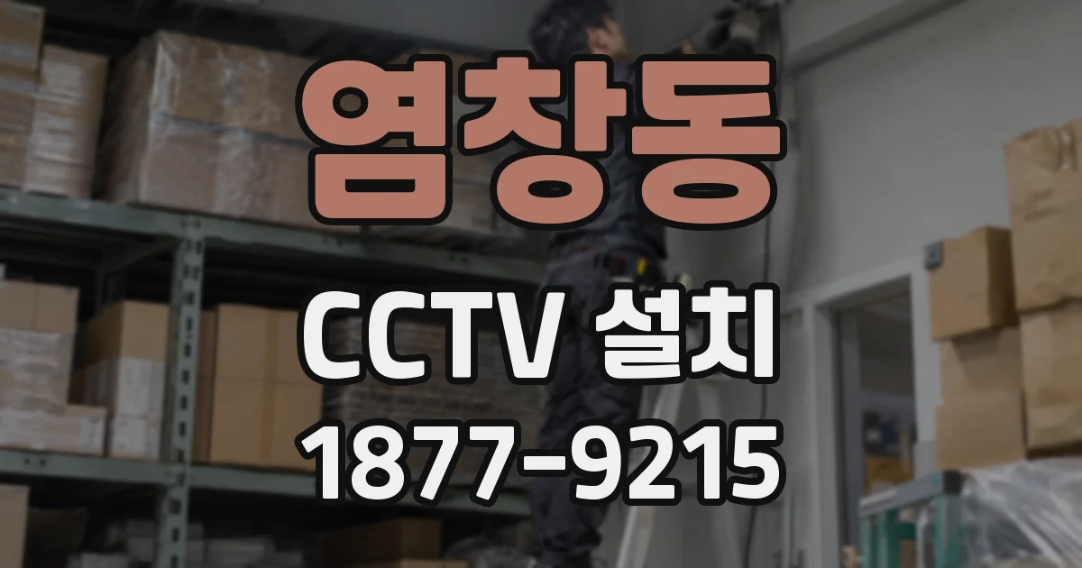 염창동 CCTV 설치