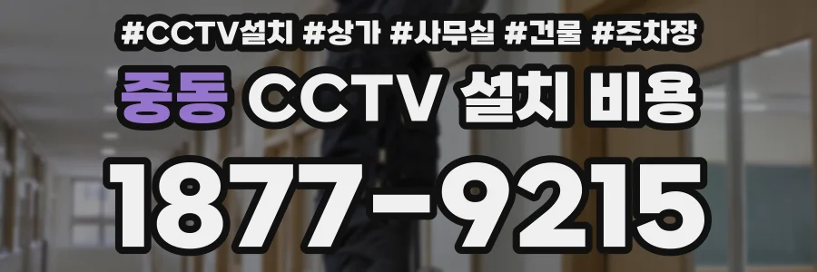 중동 CCTV 설치 비용