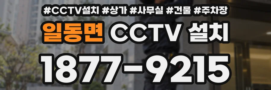 일동면 CCTV 설치