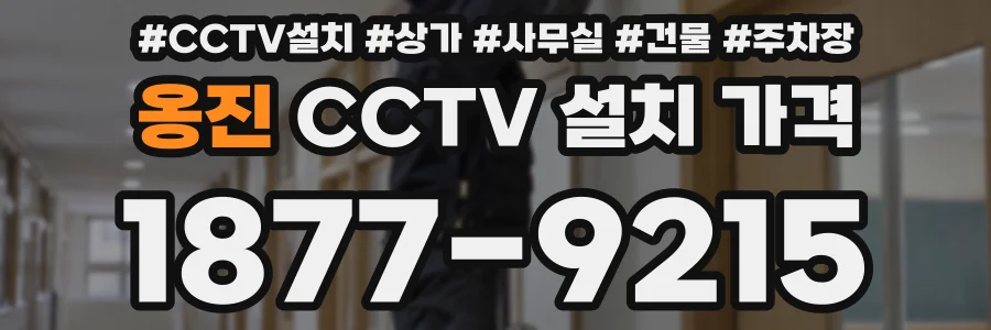 옹진 CCTV 설치 가격