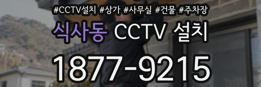 식사동 CCTV 설치