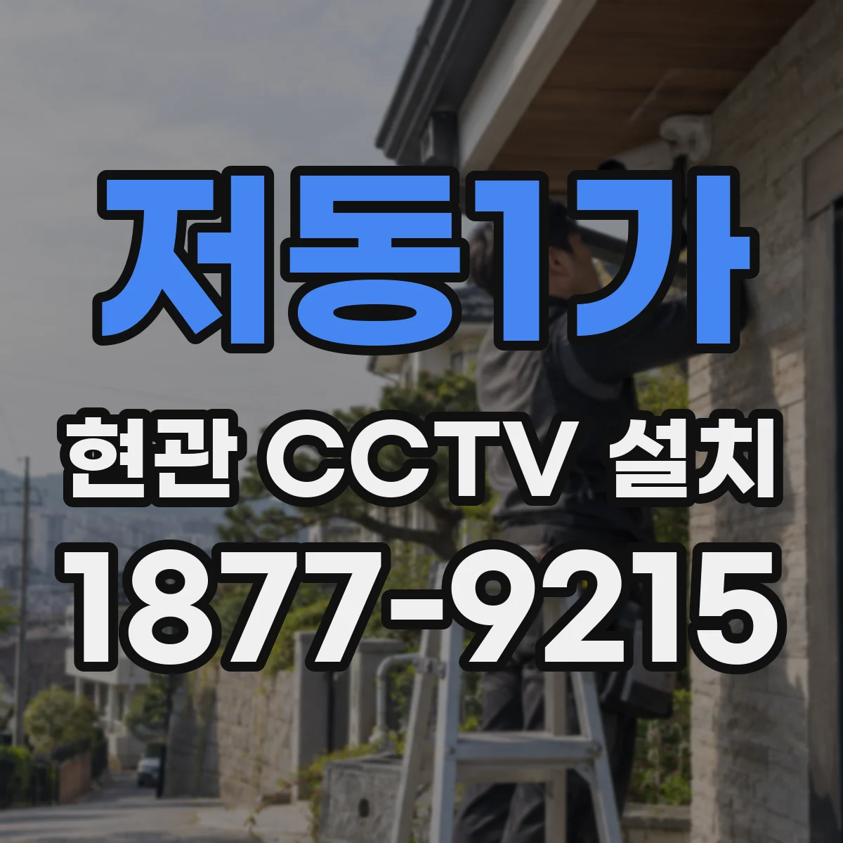 저동1가 현관 CCTV 설치