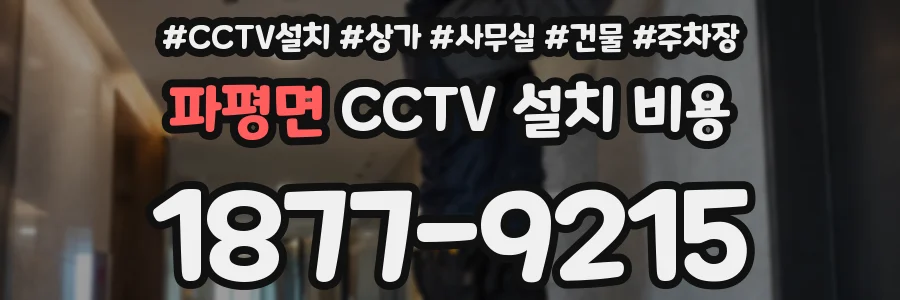 파평면 CCTV 설치 비용