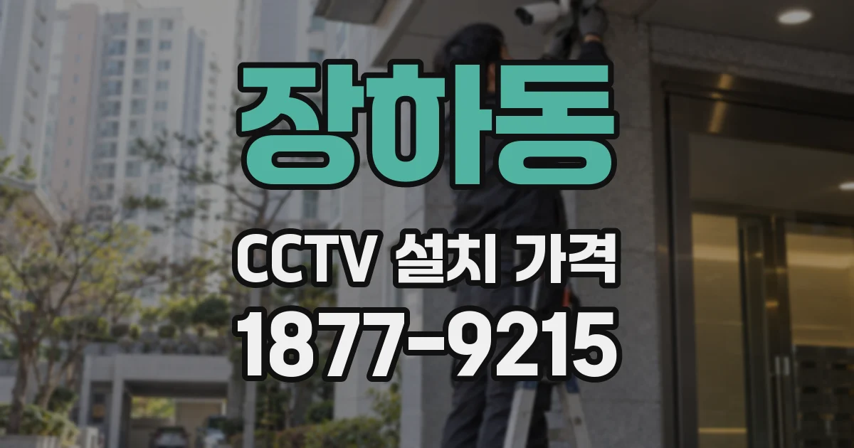 장하동 CCTV 설치 가격