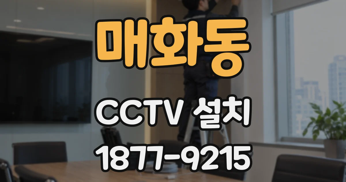 매화동 CCTV 설치