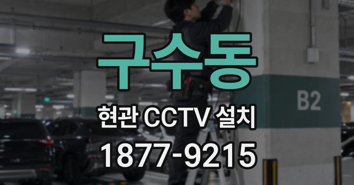 구수동 현관 CCTV 설치