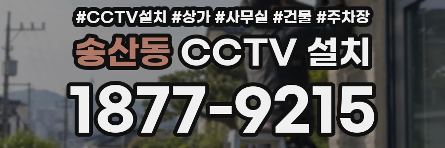 송산동 CCTV 설치