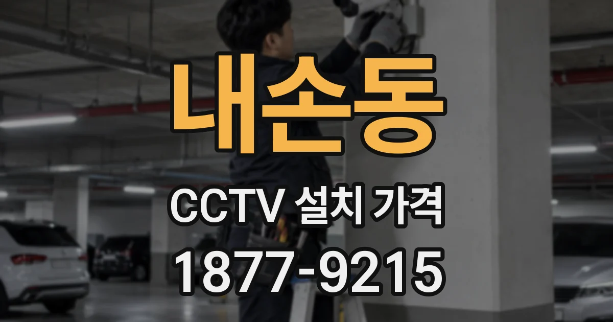 내손동 CCTV 설치 가격