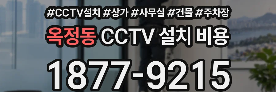 옥정동 CCTV 설치 비용