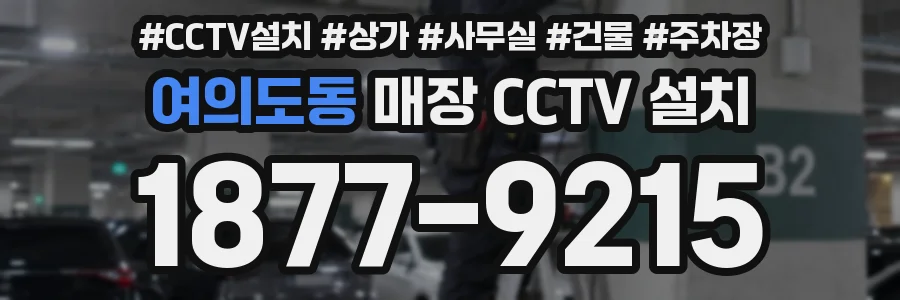 여의도동 매장 CCTV 설치