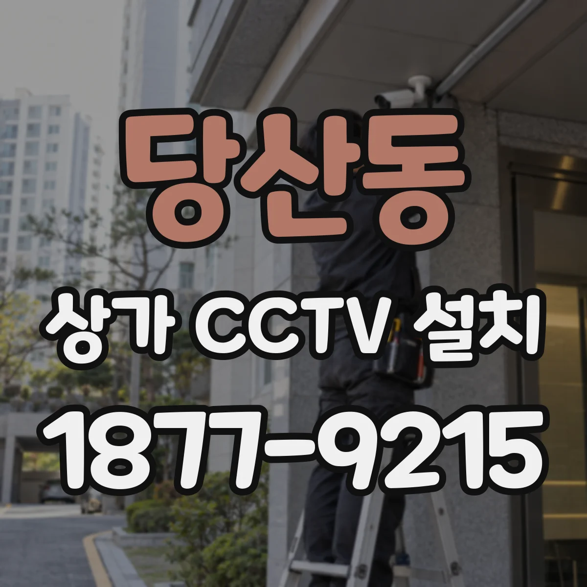 당산동 상가 CCTV 설치