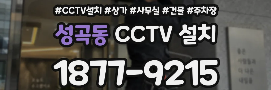 성곡동 CCTV 설치